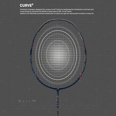 HUNDRED Cult 77 Carbon Fibre Badminton Racket
