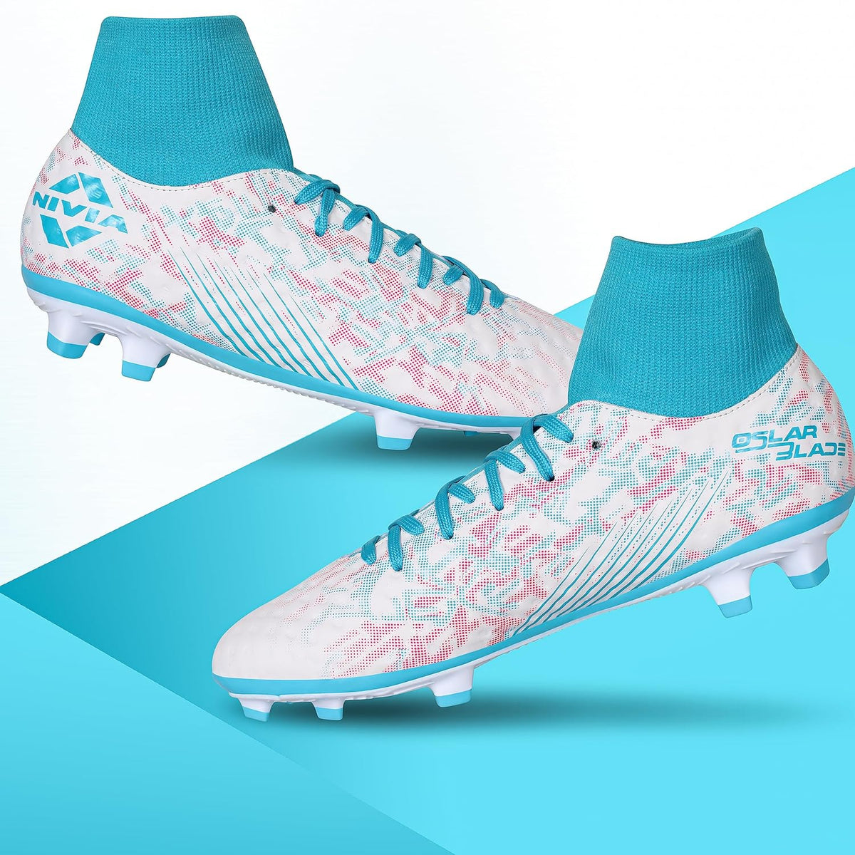 Nivia Oslar Blade 3.0 Football Stud for Men/Fusion Technology/Comfortable Football Shoes/Football Stud