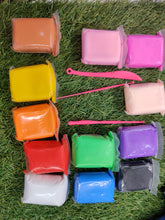 Smart 12 Different Color Fluffy Foam Clay with Tools, Pack of 12 (1 Piece Each Color) Super Light DIY Clay for Model air Dry Clay Fun Toy, Creative Art DIY Crafts, Gift for Kids