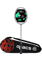 Apacs Z-Ziggler (unstrung, Max Tension Upto 38 LBS) 6.4mm Slim Shaft