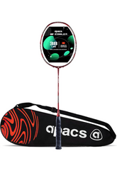 Apacs Z-Ziggler (unstrung, Max Tension Upto 38 LBS) 6.4mm Slim Shaft