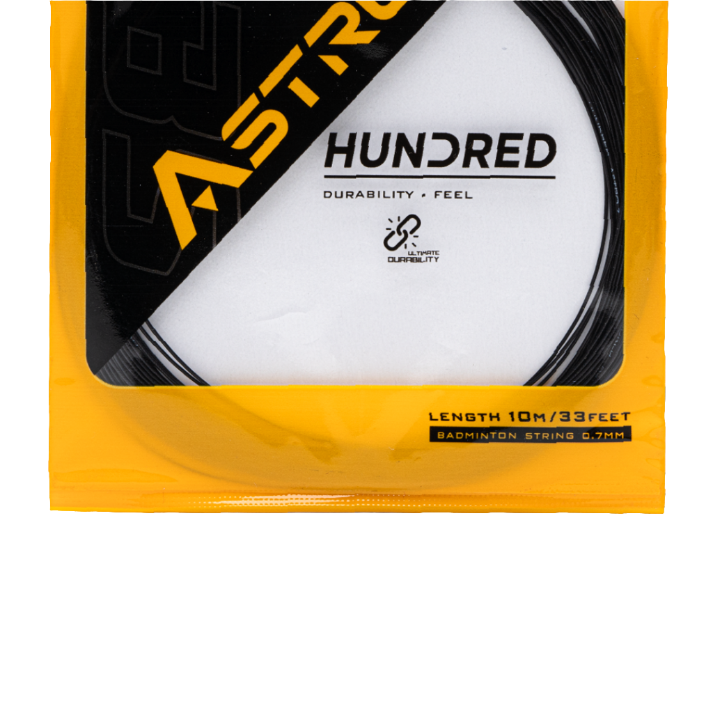 Hundred astro 7 badminton string.