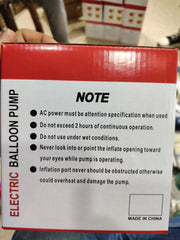 High Power Electric Balloon Machine Inflator Air Pump