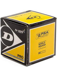 Dunlop 700108A Squash Ball, Size Standard (Black)
