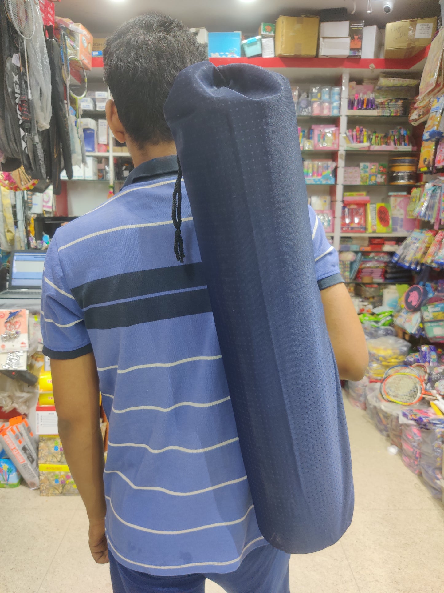 Yoga Mat Cover Bag for Men and Women, Fabric Exercise Mat Carry Bag Cover and Shoulder Strap