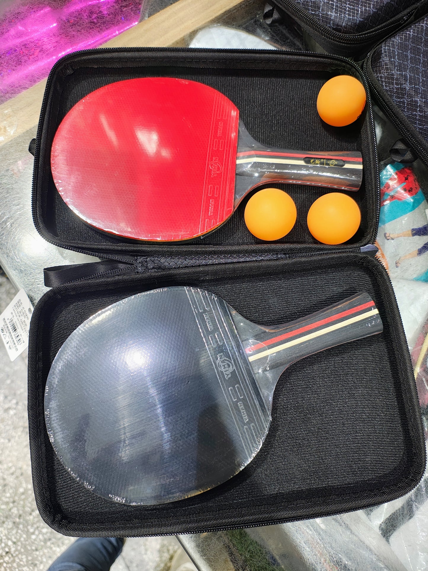 Three star table tennis set 3 star pair or 3 ball set