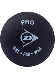 Dunlop 700108A Squash Ball, Size Standard (Black)
