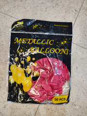 Matellic balloon 50pcs pack