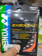 Yonex Exbolt 68 Badminton String – High Repulsion Power, Quick Response, Durable & Control-Oriented String for Advanced Players