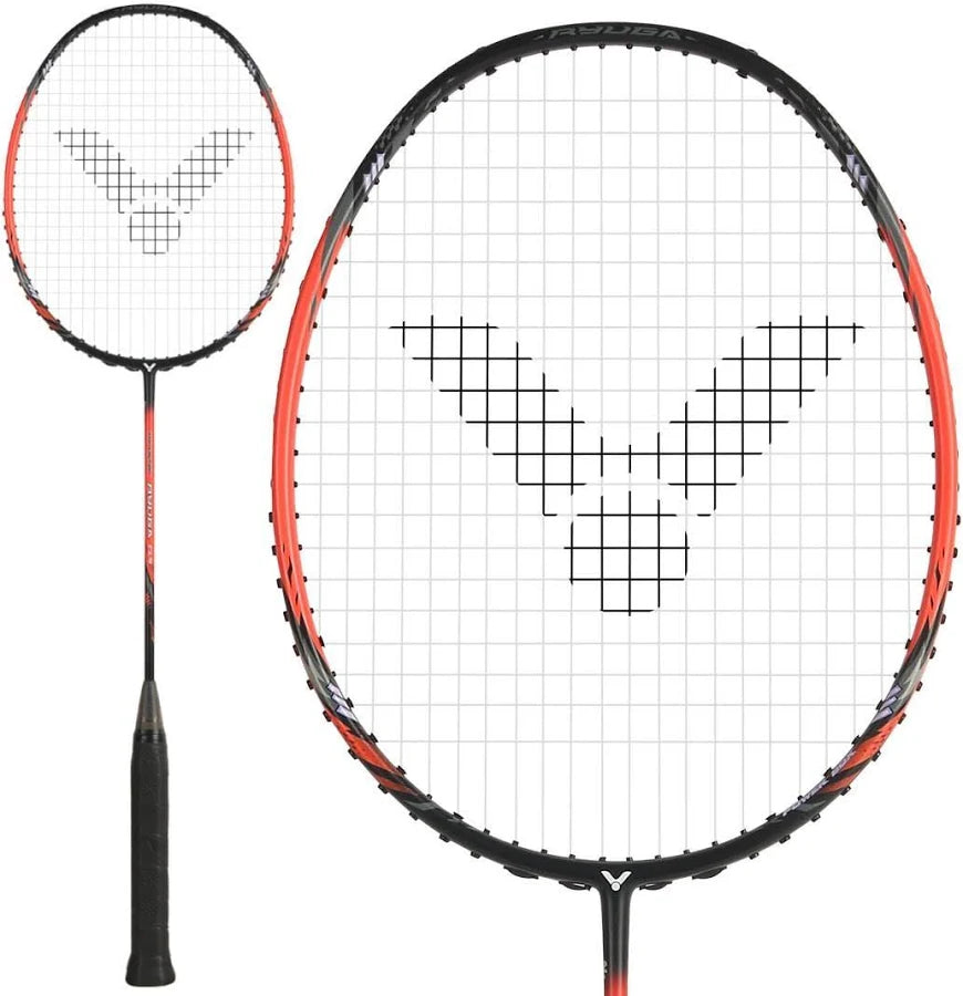 VICTOR Thruster TK-RYUGA CLS Badminton Racket 4U G5 (Unstrung) – Red/Purple, Graphite Frame, Medium
