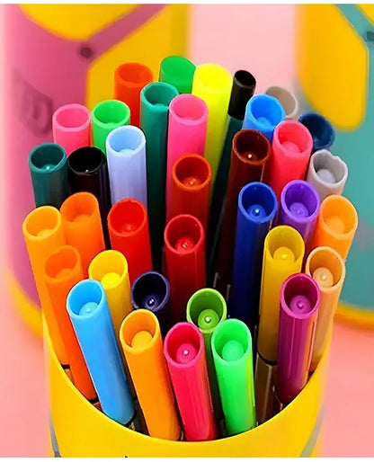 Cute Minions Cartoon Character Sketch Pens Box With 12 Colored Pens for KidsCute Minions Cartoon Character