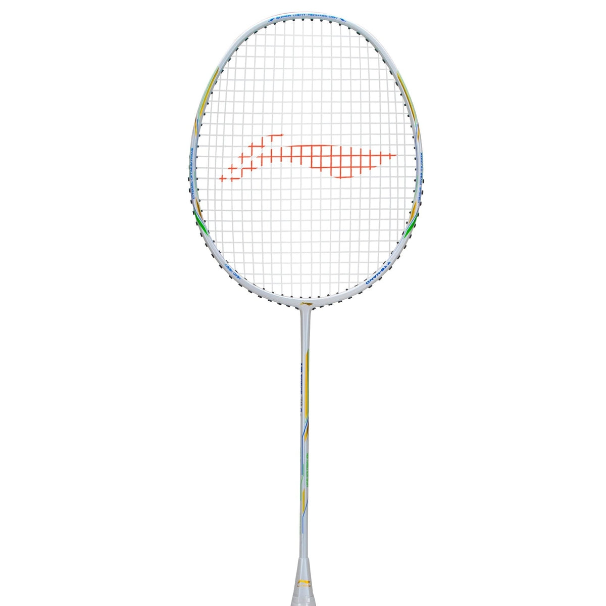 LI-NING AIR-FORCE 78 G2 White, Gold Strung Badminton Racket