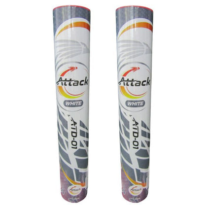 Sunrise Attack Feather Shuttlecock White Color (ATD-01)