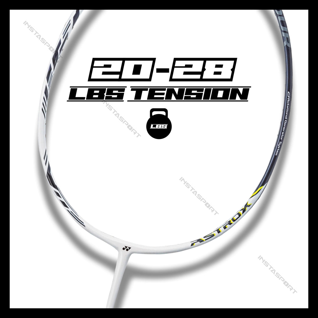 Yonex Astrox 99 Tour Strung Badminton Racquet, 4U5 (White Tiger), Graphite