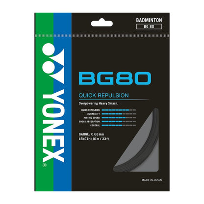 Yonex BG80 High-Modulus Vectran Badminton String