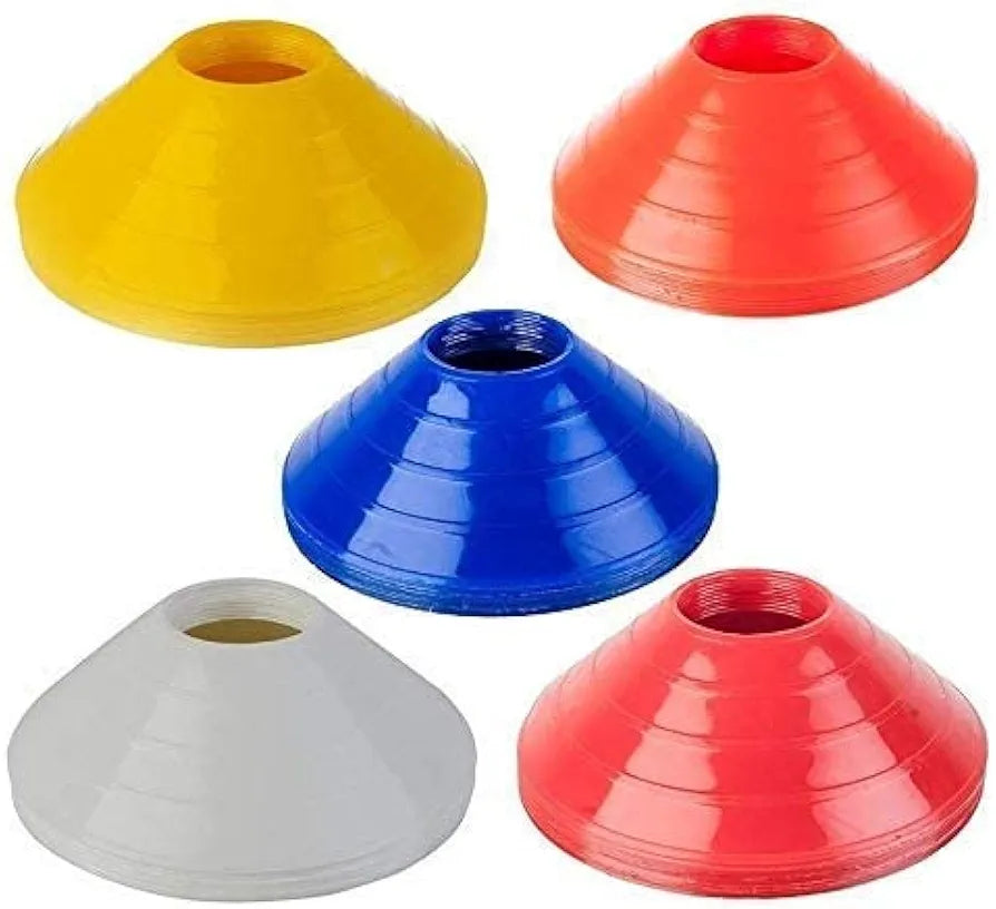Disc Plastic Space Marker Agility Soccer Cones for Training, set of 10