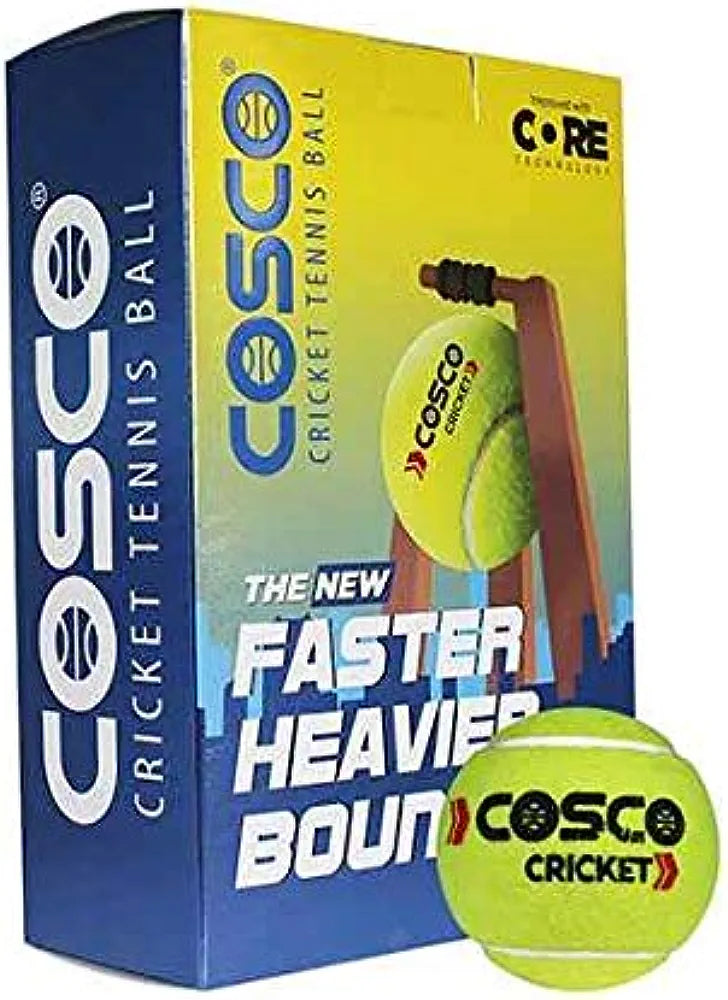 Cosco Cricket Tennis Balls - Pack of 6