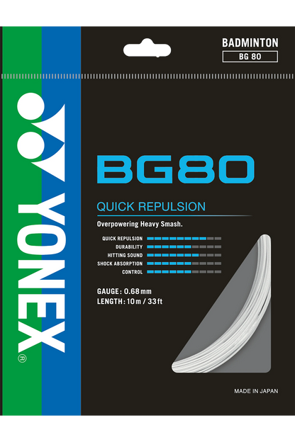 Yonex BG80 High-Modulus Vectran Badminton String