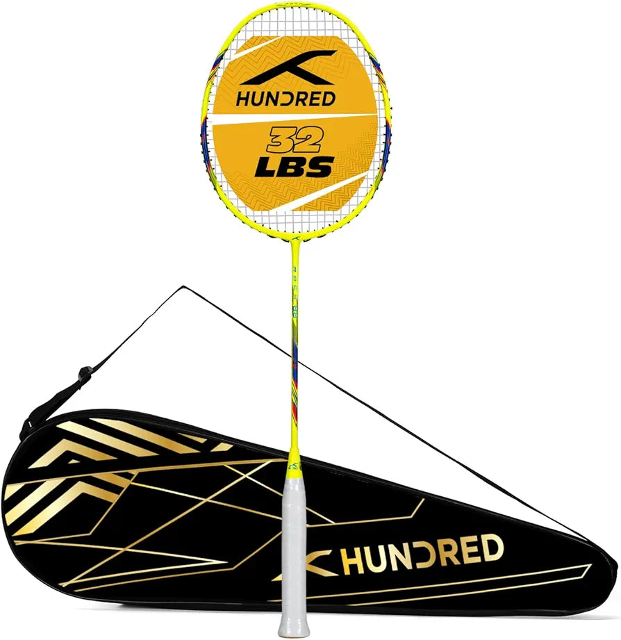 HUNDRED Rock 88 Carbon Fibre Strung Badminton Racket