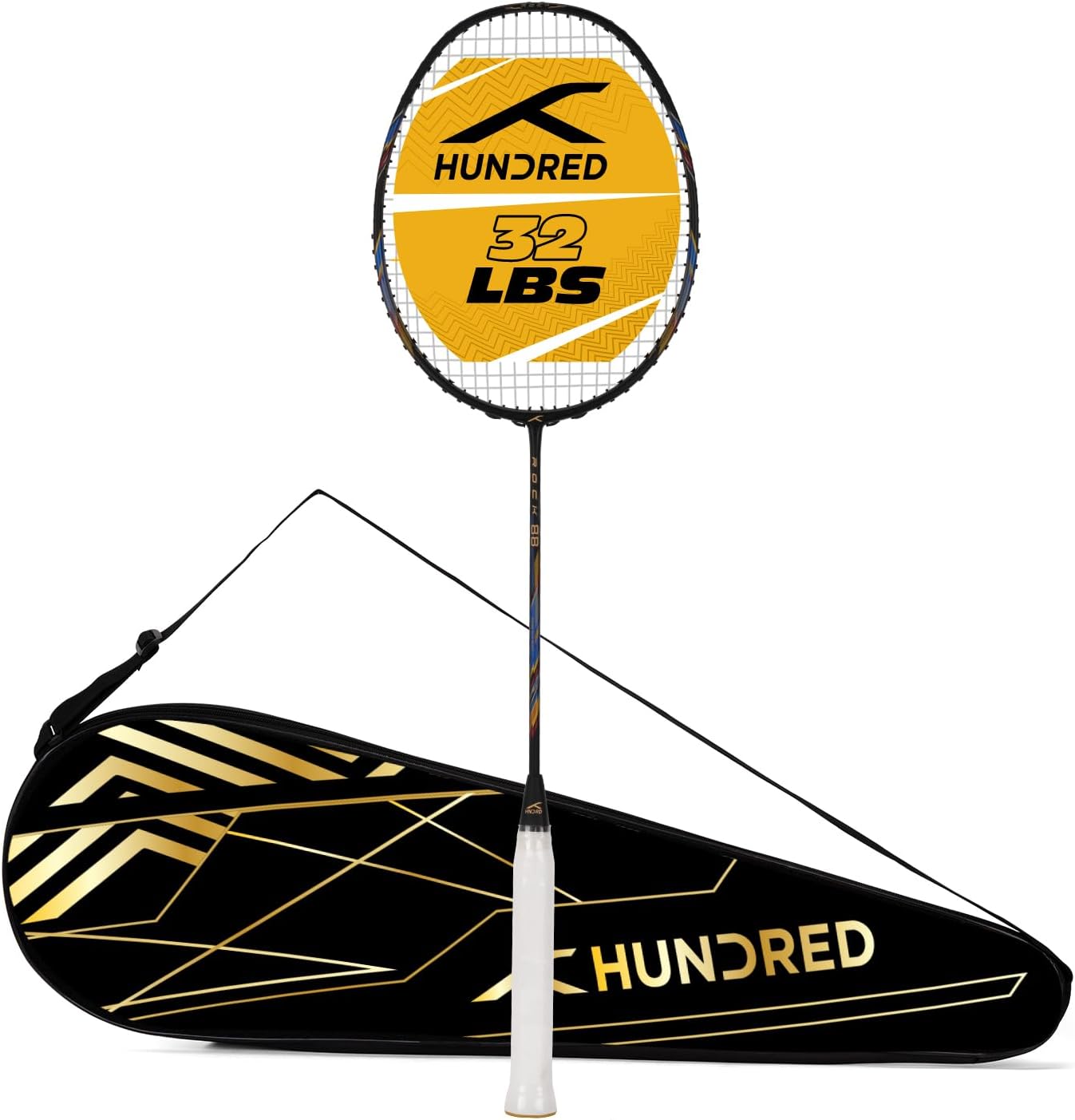 HUNDRED Rock 88 Carbon Fibre Strung Badminton Racket