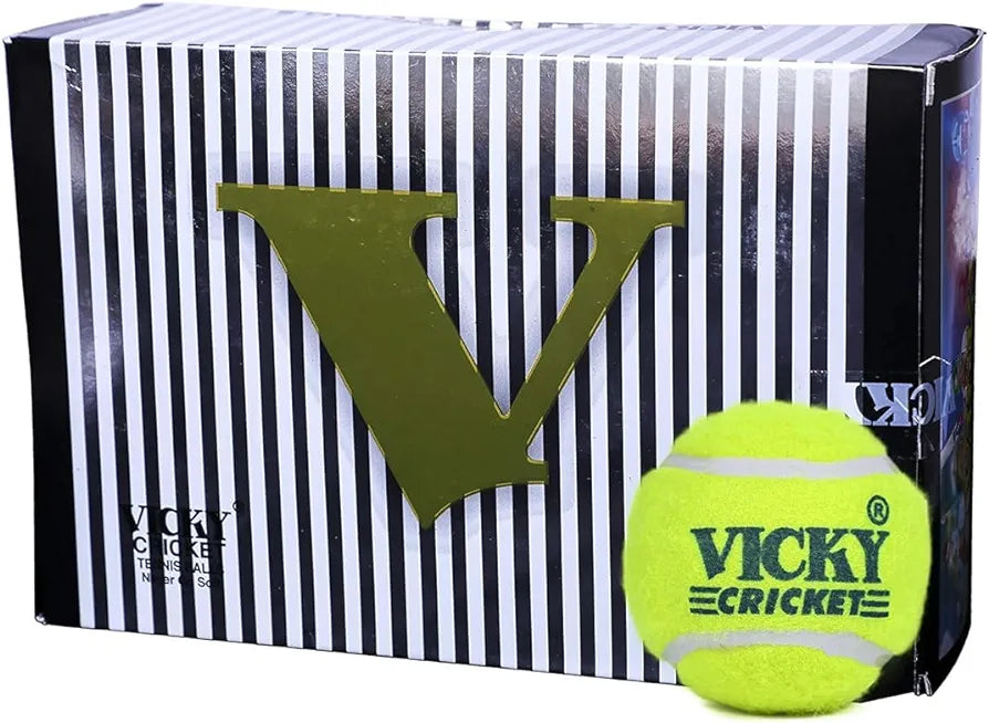 Vicky Yellow Tennis/Cricket Ball Light - Pack of 6