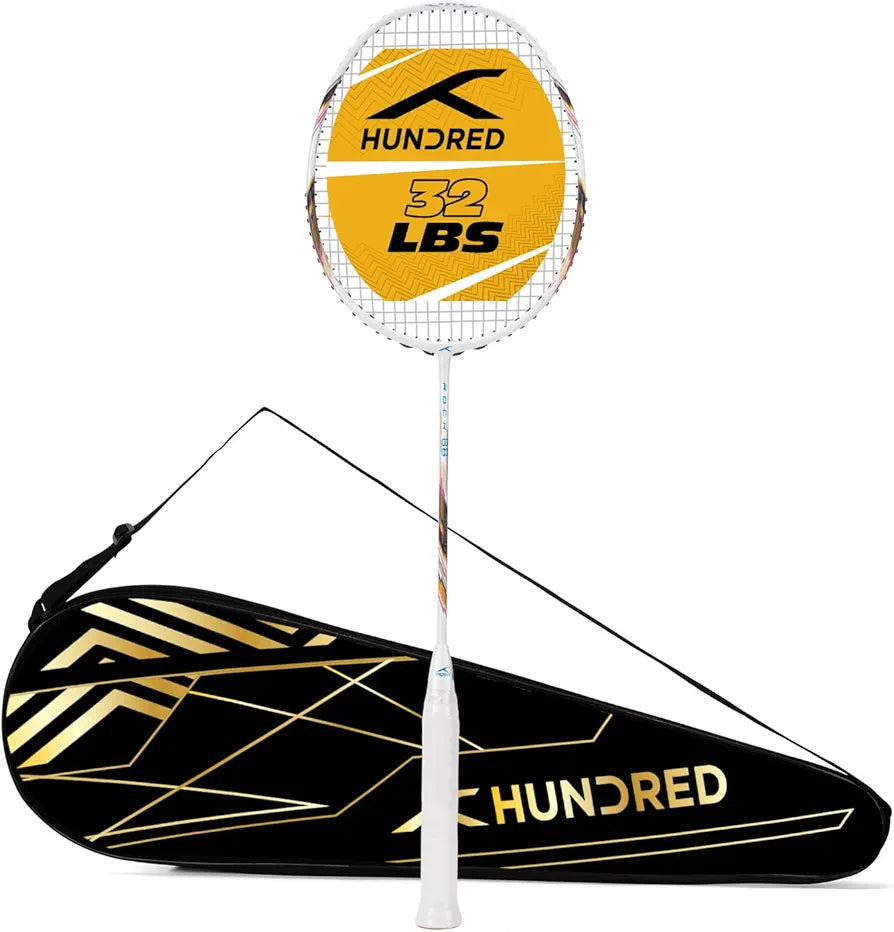 HUNDRED Rock 88 Carbon Fibre Strung Badminton Racket