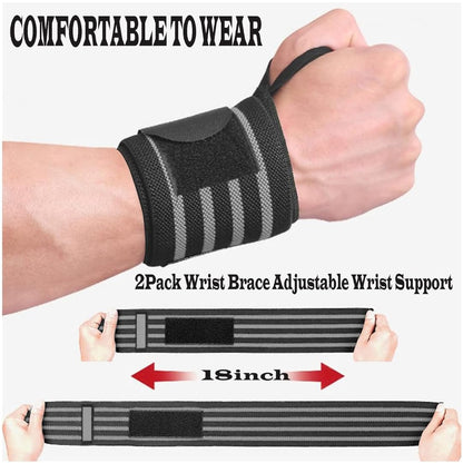 Wrist Support for Men & Women, Wrist Band for Gym Wrist Wrap/Straps Gym Accessories