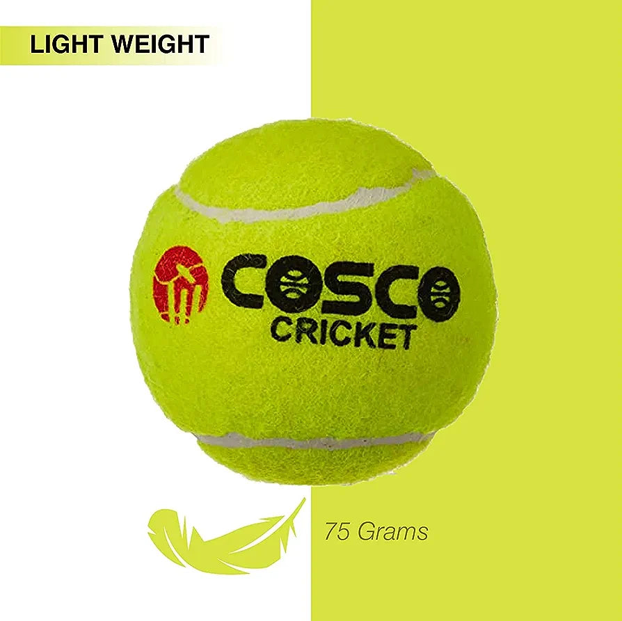 Cosco Cricket Tennis Balls - Pack of 6