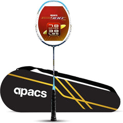 Apacs Z Power 900 RP+ Lite (Unstrung, 78g Lightweight) Made in Vietnam | 35 LBS Max Tenison | Extra Slim Shaft | Japanese High Modulus Graphite Badminton Racket with Free Full Cover (Navy