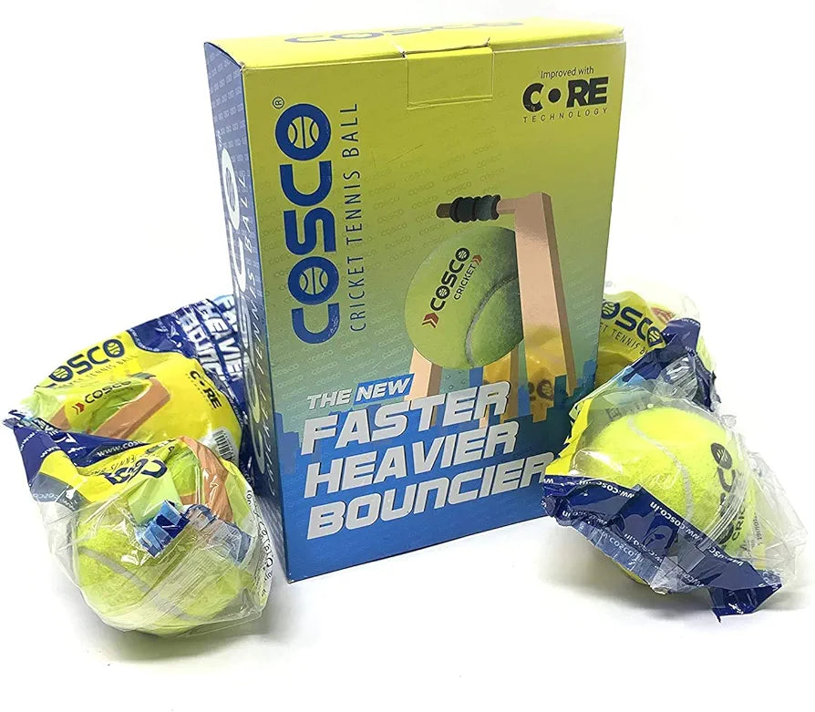 Cosco Cricket Tennis Balls - Pack of 6