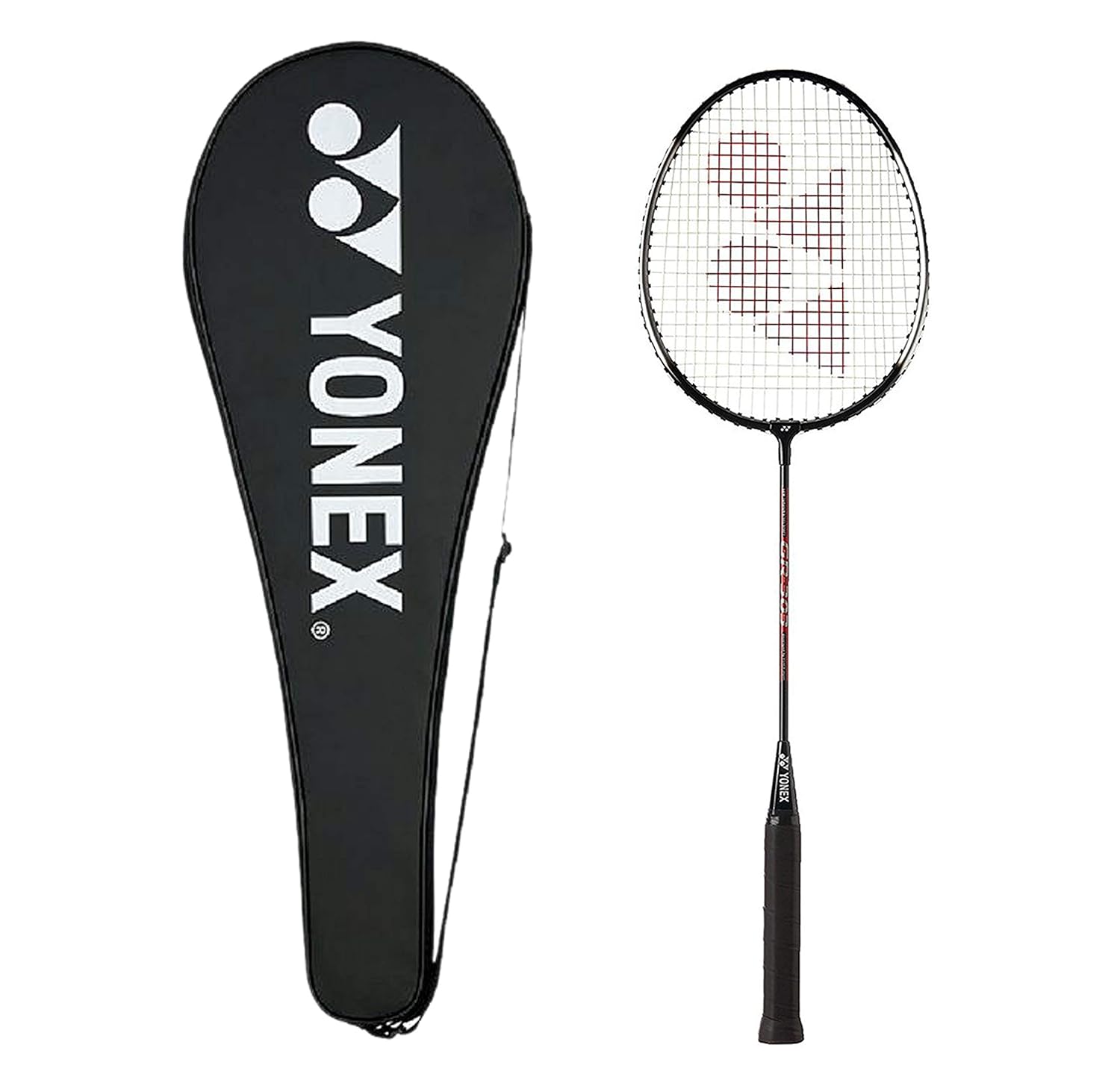 Yonex GR 303i Dark Red Strung Badminton Racket