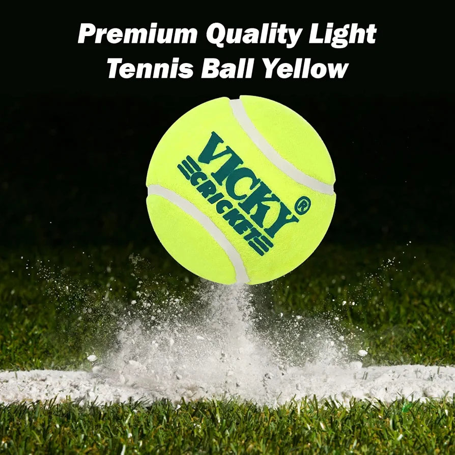 Vicky Yellow Tennis/Cricket Ball Light - Pack of 6