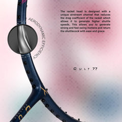 HUNDRED Cult 77 Carbon Fibre Badminton Racket