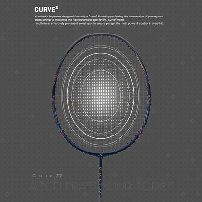 HUNDRED Cult 77 Carbon Fibre Badminton Racket