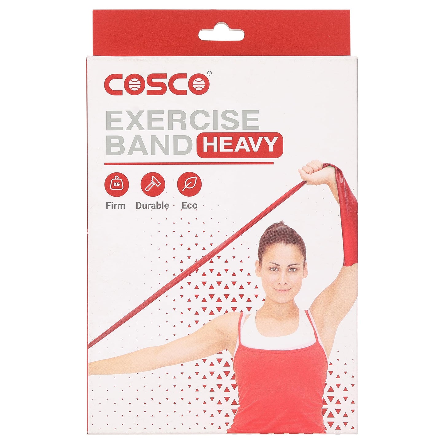 Cosco PVC Heavy Exercise Band (Red)