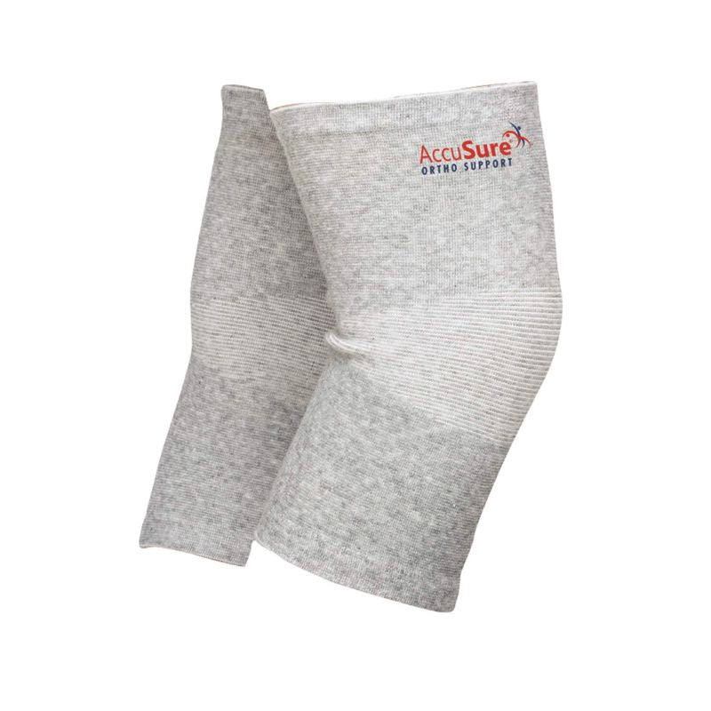 AccuSure Knee Cap Bamboo Yarn K-12 Comfort Pair