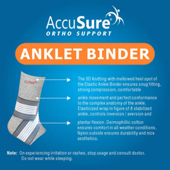 Accusure Ortho Support Elastic Ankle Binder