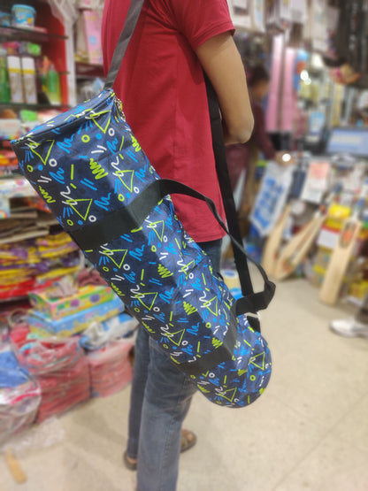 Yoga Mat Cover Bag for Men and Women, Fabric Exercise Mat Carry Bag Cover and Shoulder Strap Water Proof Polyster Material, Large Size, 4mm to 6mm Yoga Mat Fit