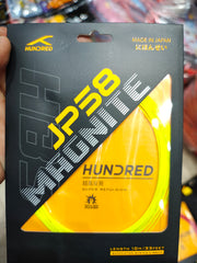 Hundred JP58 badminton racket string.