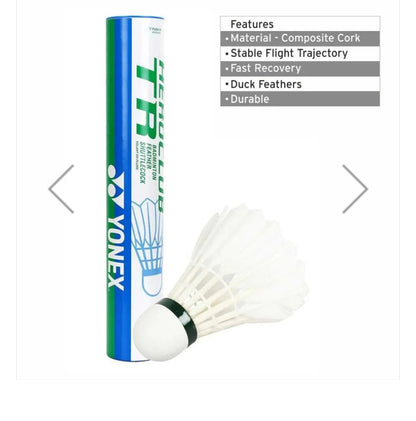 YONEX Aeroclub TR Feather Badminton Shuttlecock acbtr