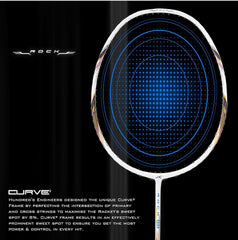 HUNDRED Rock 88 Carbon Fibre Strung Badminton Racket