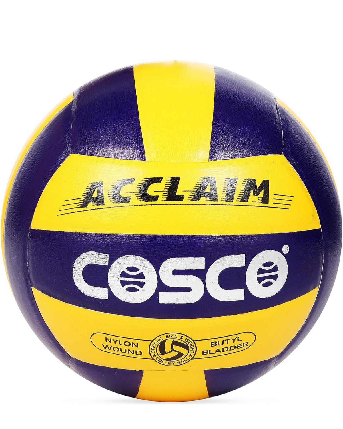 Cosco Acclaim Faux Leather, Nylon Volleyball, Size 4