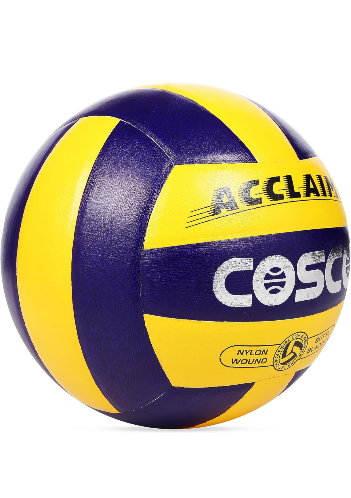 Cosco Acclaim Faux Leather, Nylon Volleyball, Size 4