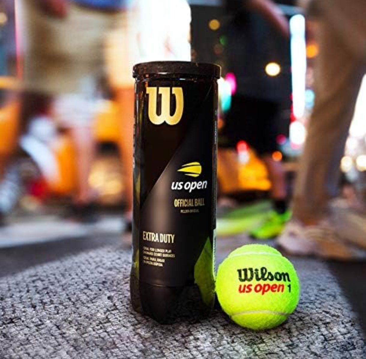 Wilson US open lawn tennis ball 3 pcs can