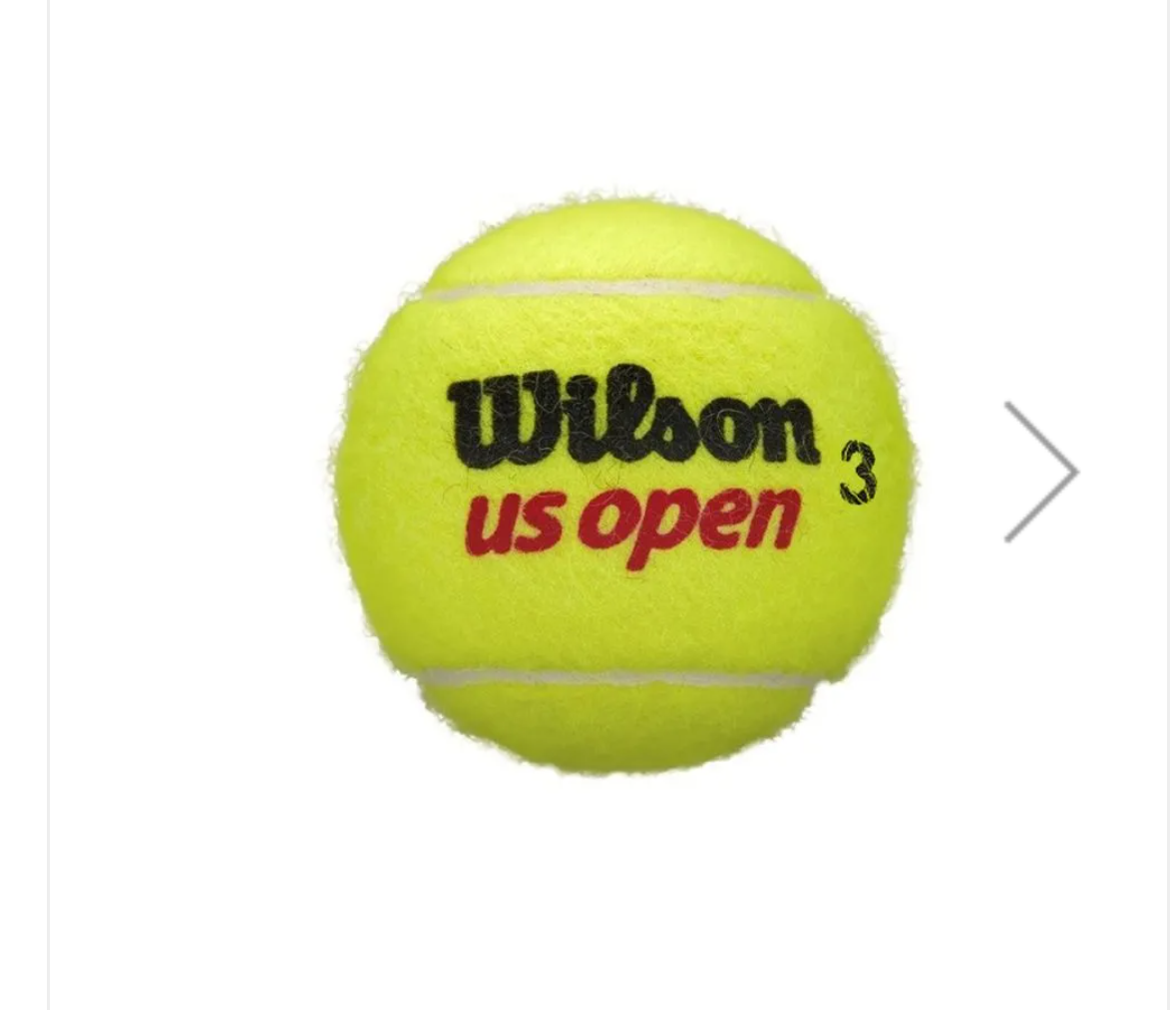 Wilson US open lawn tennis ball 3 pcs can