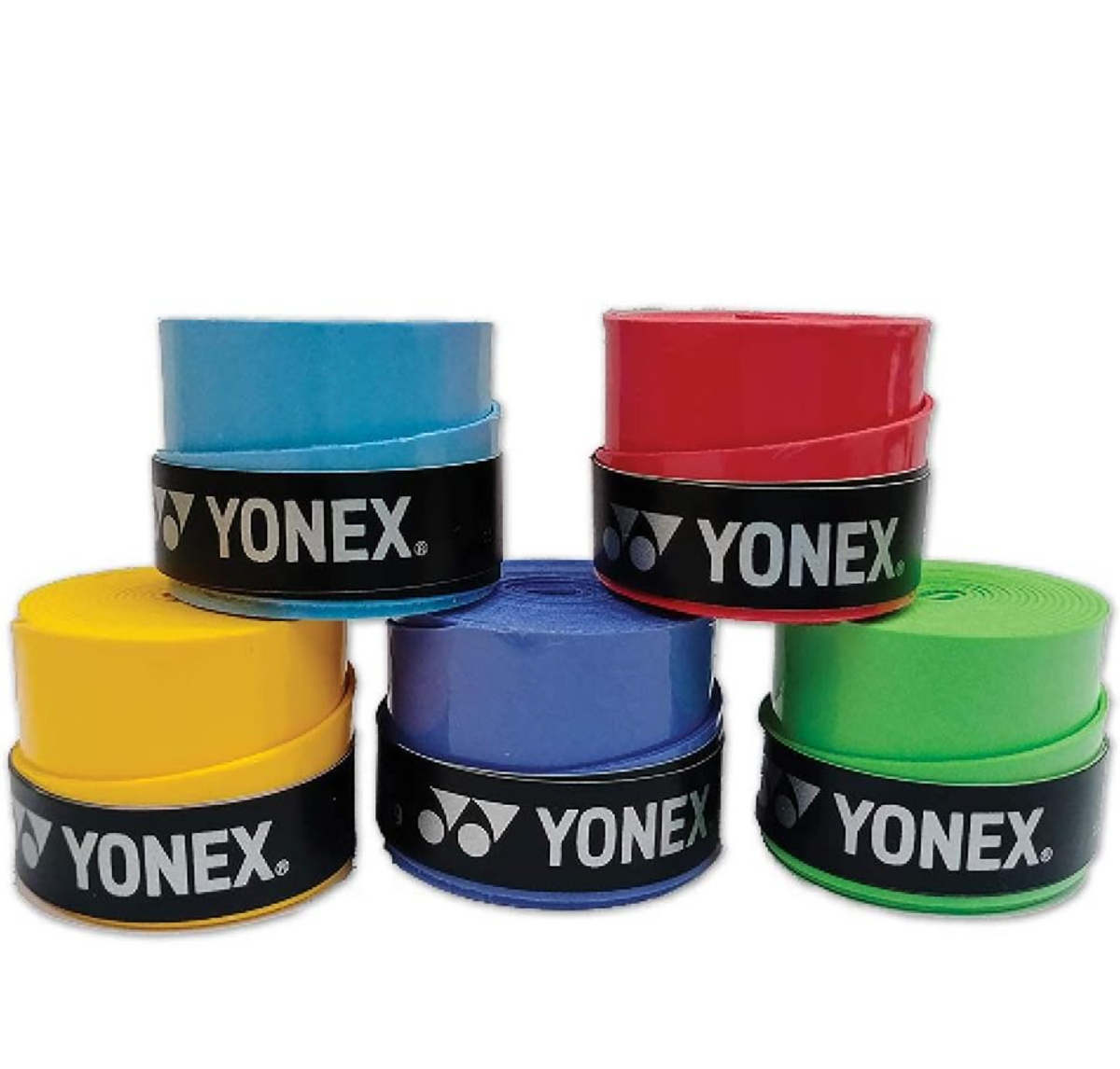 Yonex 501B Badminton Grip (Pack of 5, Multicolor)