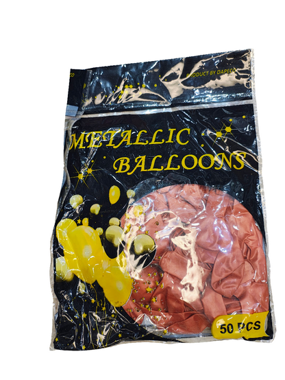 Matellic balloon 50pcs pack