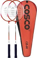 COSCO CB-86 Badminton Racquet Set Yellow Strung Badminton Racquet (Pack of: 2, 100 g)