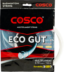 Cosco Eco Gut Badminton String - White (Pack of 2)