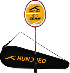 Hundred Powertek 909 Red Strung Badminton Racquet